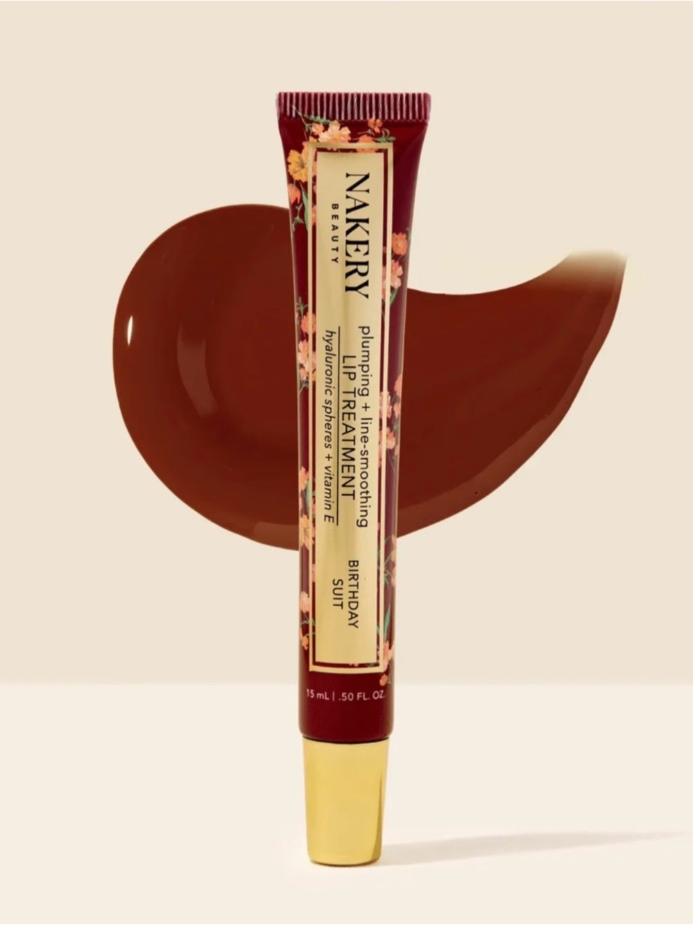 Nakery Plumping + Line-Smoothing Lip Treatment - Birthday Suit